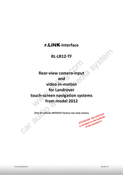 Caraudio-Systems RL-LR12-TF Manual