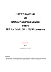 JETWAY TIH77MG7 User Manual