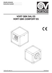 Vortice VORT QBK COMFORT ES Instruction Booklet