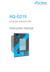 Arcteq AQ-G215 Instruction Manual