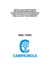 CAMPAGNOLA TIGER 1000 Manual