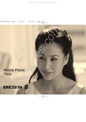 Ericsson T60d Manual