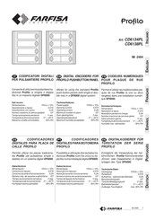 FARFISA INTERCOMS Profilo CD6134PL Manual