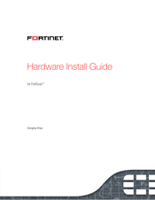 Fortinet FortiScan-1000C Install Manual