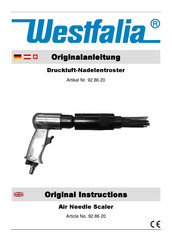 Westfalia 92 86 20 Original Instructions Manual