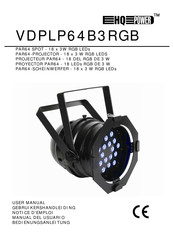 HQ Power VDPLP64B3RGB User Manual