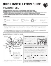 Bigassfans Powerfoil LED Quick Installation Manual