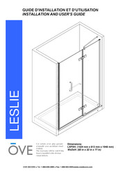 OVE LESLIE Installation And User Manual