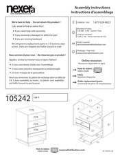 NEXERa 105242 Assembly Instructions Manual