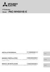 Mitsubishi Electric PAC-WHS01IE-E Installation Manual