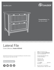 Sauder Lateral File Manual