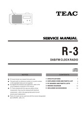 Teac R-3 Service Manual