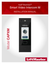 Chamberlain myQ Business CAPXM Installation Manual