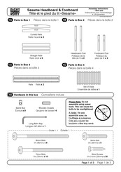 Night & Day Furniture Sesame Headboard Assembly Instructions