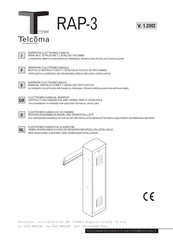 Telcoma RAP-3 Instruction Handbook And Spare Parts Catalogue