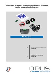 Opus Technologies DCL20-65 Installation And User Manual