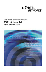 Nortel M2016S Secure Set Quick Reference Manual