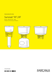 Sartorius Sartolab RF 500 Instructions For Use Manual
