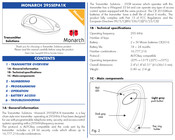Transmitter Solutions Monarch 295SEPA1K Manual