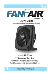 Impecca FAN FAIR FBF-700 User Manual