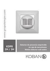 GRUPO temper Koban KDP8 2H Manual