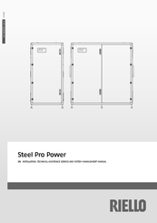 Riello STEEL PRO POWER Installation, Technical Assistance Service And System Management Manual