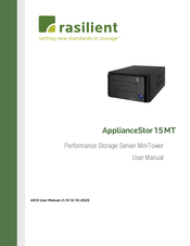 Rasilient ApplianceStor 15MT User Manual