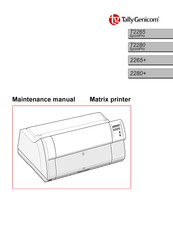 Tallygenicom T2265 SprintPro Maintenance Manual