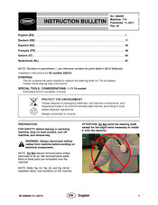 Tennant 322316 Instruction Bulletin