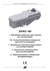 Stagnoli ZEFIRO-180 Instructions Manual