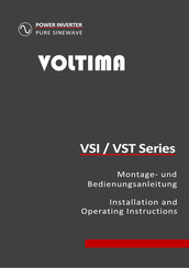 VOLTIMA VSI 62 Installation And Operating Instructions Manual