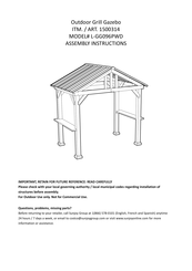 Costco L-GG096PWD Assembly Instructions Manual