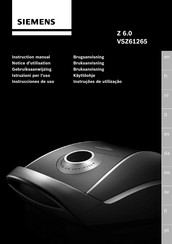 Siemens VSZ61265 Instruction Manual
