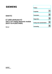 Siemens 6ES7135-4LB02-0AB0 Manual