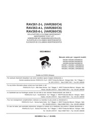 Ravaglioli VAR260/C6 Manual