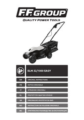 F.F. Group ELM 32 Original Instructions Manual