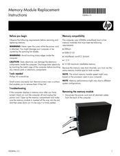 HP 900896-121 Replacement Instructions Manual