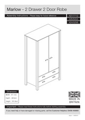 Marlow 427/7712 Assembly Instructions Manual