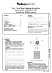 TemperZone MWU 250KT-S1 Installation & Maintenance
