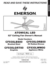 Emerson CF930LGRT00 Owner's Manual