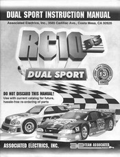 Associated Electrics Team Associated RC10 DS DUAL SPORT Instruction Manual