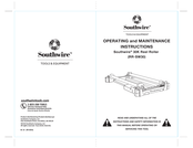 Southwire RR-SW30 Operating And Maintenance Instructions Manual