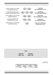Lotus BMT-74G Instructions For Installation And Use Manual