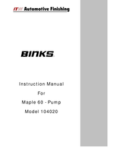 ITW 104020 Instruction Manual