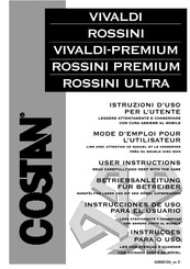 Costan VIVALDI User Instructions