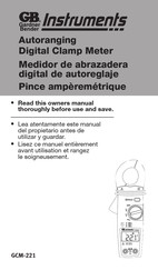 Gardner Bender GCM-221 Owner's Manual