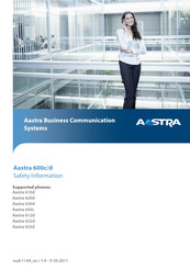 Aastra Aastra 600 c/d series Safety Information Manual