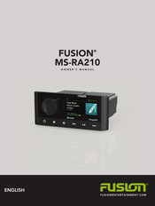 Fusion MS-RA210 Owner's Manual