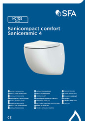 Sfa Sanicompact comfort Saniceramic 4 Installation Instructions Manual