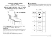 Costco 1500058 Assembly / Care & Use Instructions
